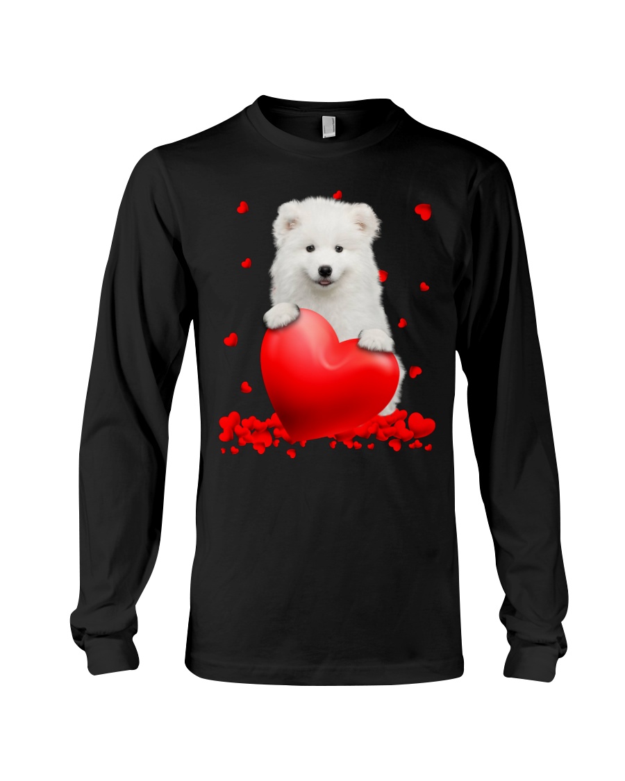 Samoyed Valentine Hearts jersey shirt, hoodie 3 Samoyed Valentine Hearts shirt hoodie 9
