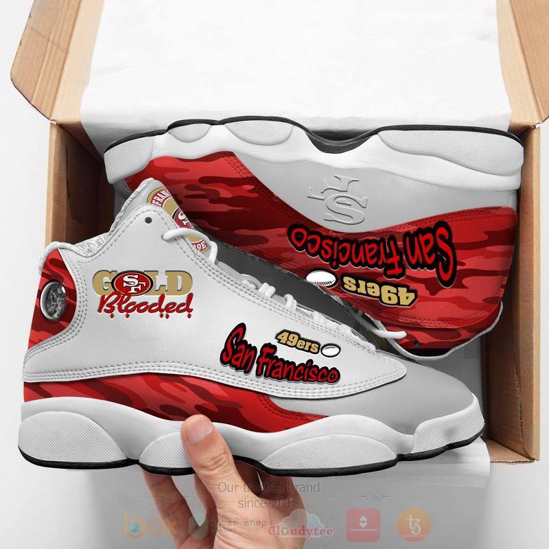 San Francisco 49ers Air Rugby Team Jordan 13 Shoes