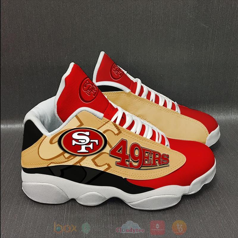 San Francisco 49ers Football Air Jordan 13 Shoes