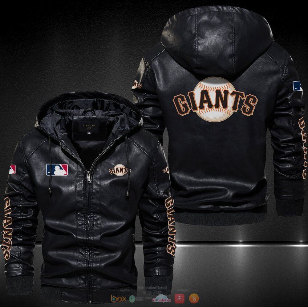 San Francisco Giants MLB Leather Jacket Hat