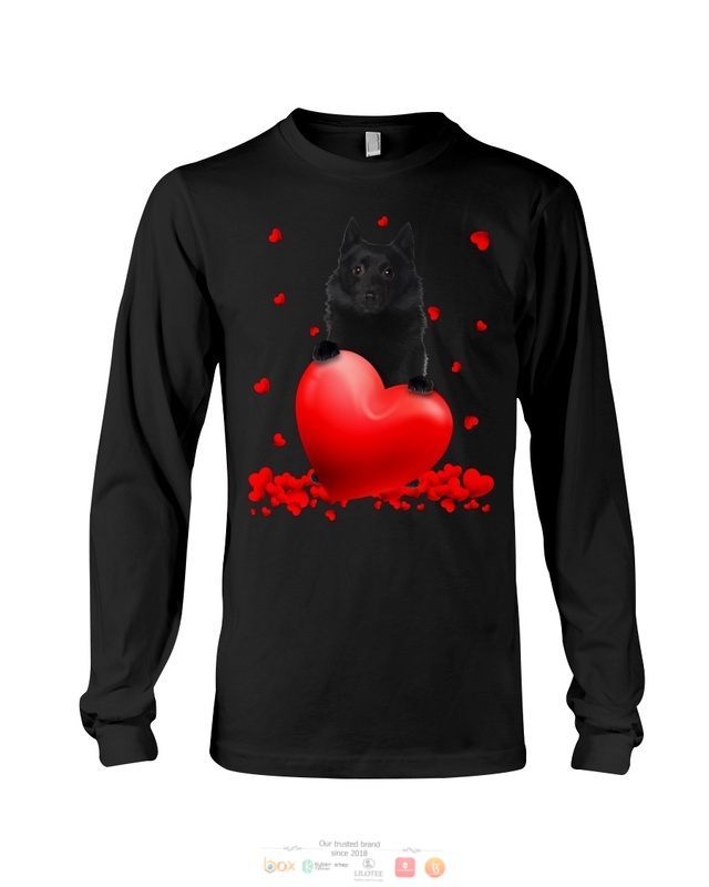 Valentine Hearts Schipperke hoodie, shirt 4 Schipperke Valentine Hearts shirt hoodie 1 2 3