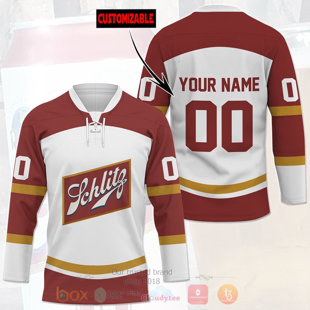 Schlitz Personalized Hockey Jersey