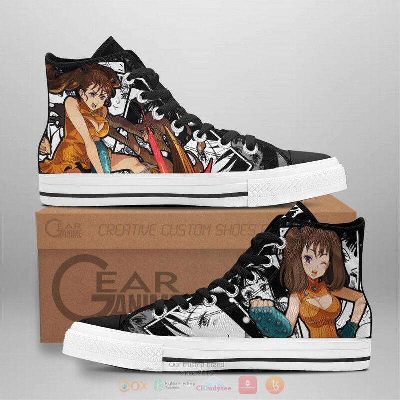 Seven Deadly Sins Diane Canvas High Top shoes