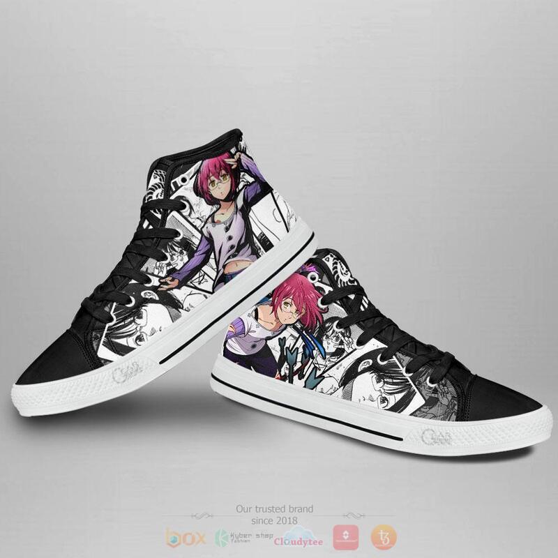 Seven Deadly Sins Gowther Canvas High Top shoes 4 Seven Deadly Sins Gowther Canvas High Top shoes 1 2 3