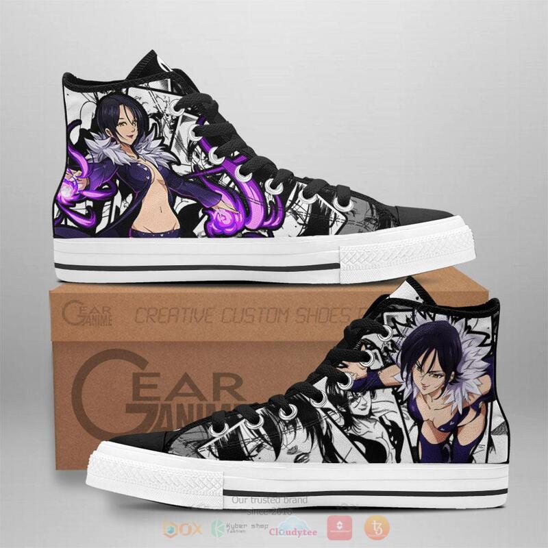 Seven Deadly Sins Merlin Canvas High Top shoes