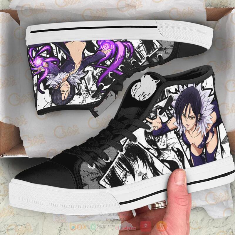 Seven Deadly Sins Merlin Canvas High Top shoes 1