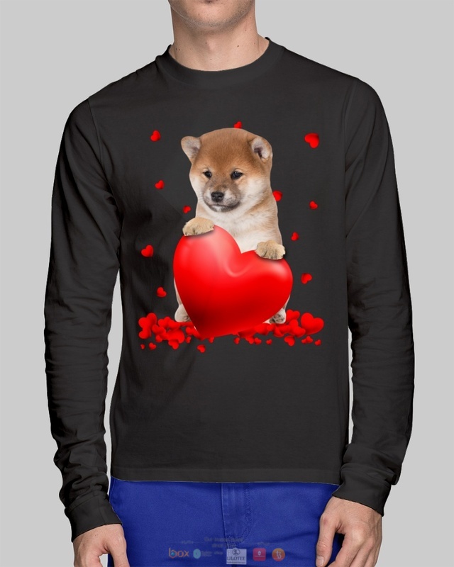 Valentine Hearts Shiba Inu hoodie, shirt 2 Shiba Inu Valentine Hearts shirt hoodie 1