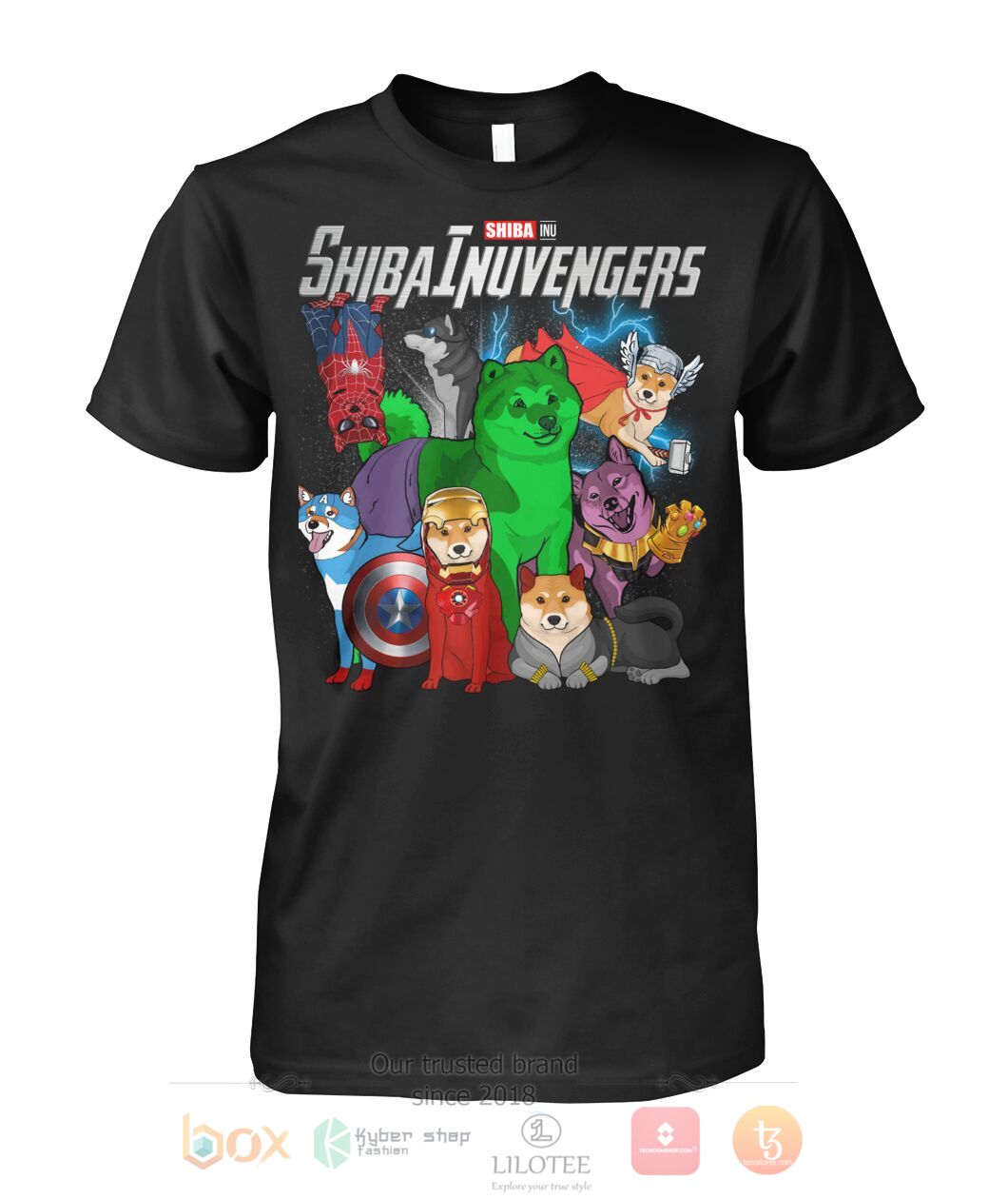 BEST Shiba Inuvengers 3D Shirt, Hoodie 3 Shiba Inuvengers 3D Hoodie Shirt 1 2