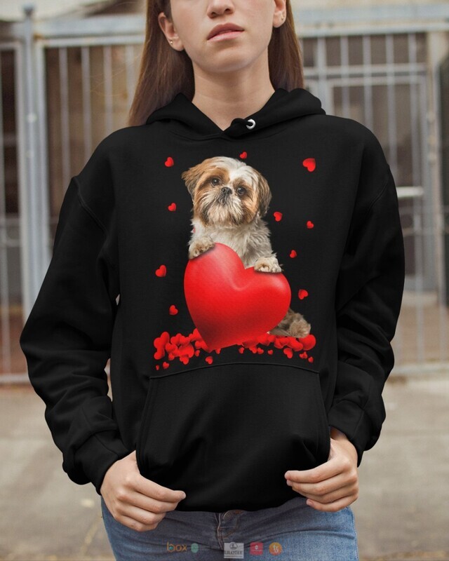 Valentine Hearts Shih Tzu hoodie, shirt 25 Shih Tzu Valentine Hearts shirt hoodie