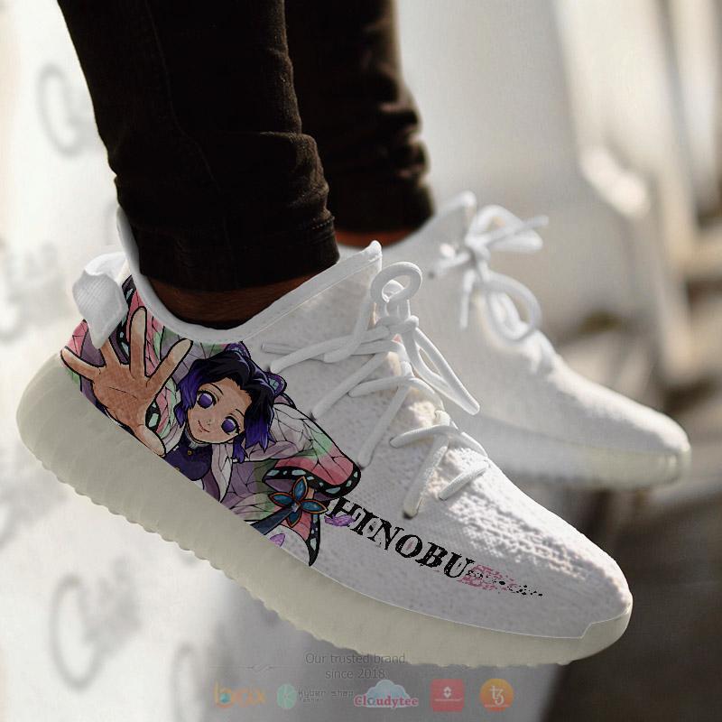 Shinobu Kocho Demon Slayer Yeezy Sneaker Shoes 3 Shinobu Kocho Demon Slayer Yeezy Sneaker Shoes 1 2
