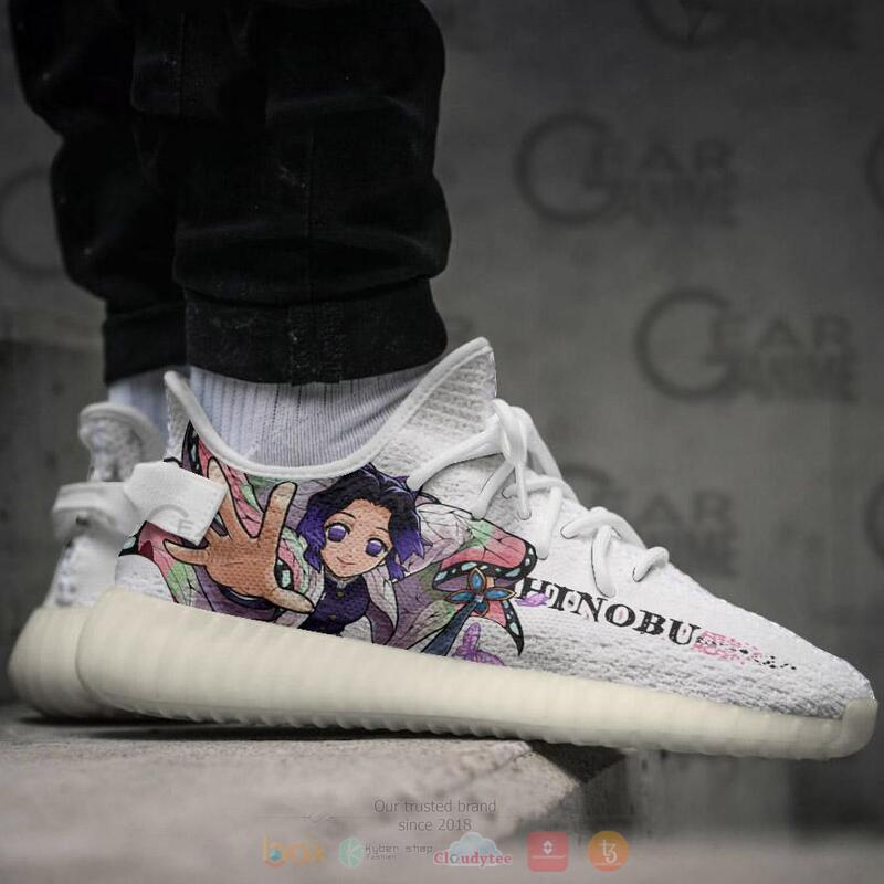Shinobu Kocho Demon Slayer Yeezy Sneaker Shoes 4 Shinobu Kocho Demon Slayer Yeezy Sneaker Shoes 1 2 3
