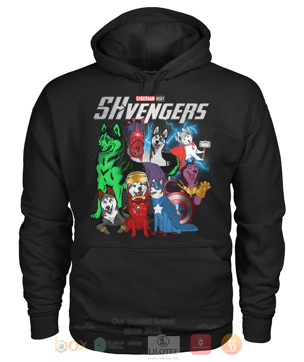 BEST Siberian Husky Shvengers 3D Shirt, Hoodie 3 Siberian Husky Shvengers 3D Hoodie Shirt 1 2
