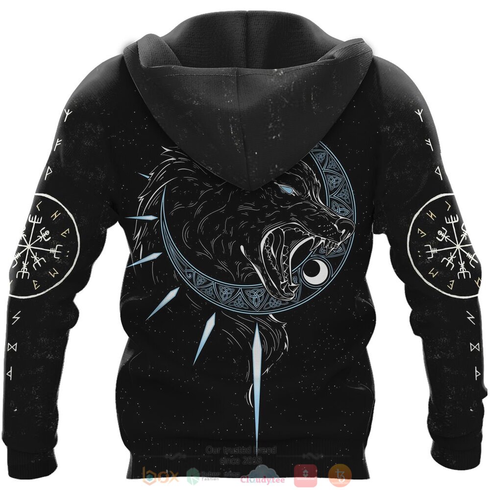 Skoll and Hati black jersey shirt, hoodie 4 Skoll and Hati black 3d shirt hoodie 1 2 3
