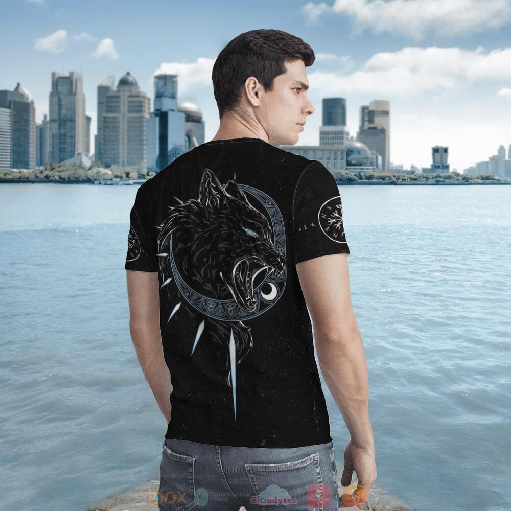 Skoll and Hati black jersey shirt, hoodie 5 Skoll and Hati black 3d shirt hoodie 1 2 3 4