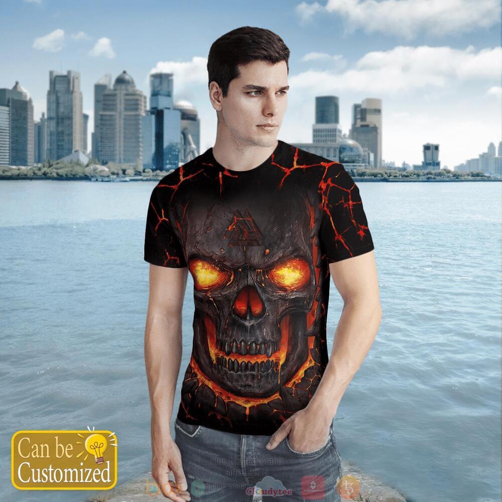 Skull Lava Valknut Viking jersey shirt, hoodie 8 Skull Lava Valknut Viking 3d shirt hoodie 1 2 3 4 5 6 7