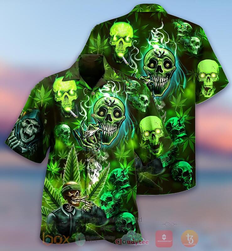 Skull So High Hawaiian Shirt
