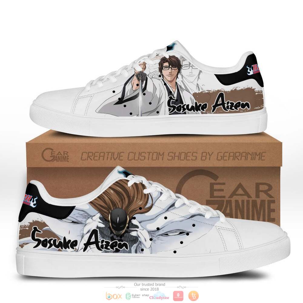 Sosuke Aizen Anime Bleach Skate Stan Smith Shoes