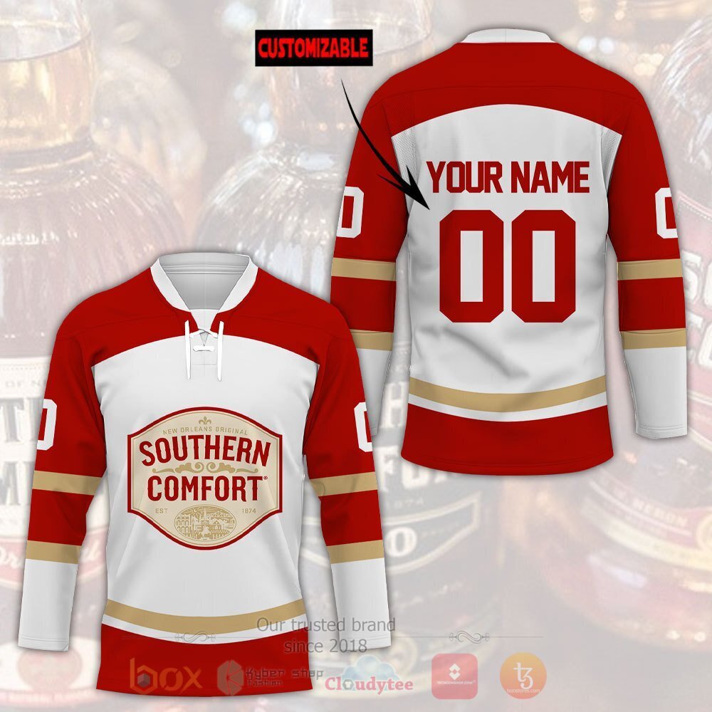 BEST Southern Comfort Personalized Jersey Hockey 2 Southern Comfort Personalized Hockey Jersey