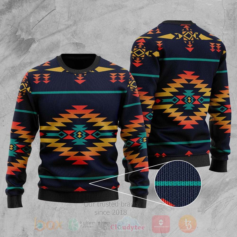 Southwest Navajo Vector Native American Sweater