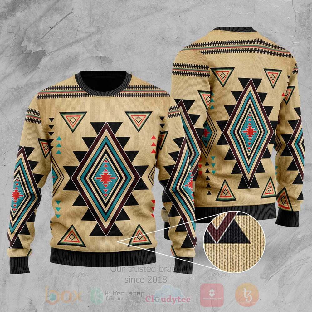 Southwest Symbol Native American Sweater