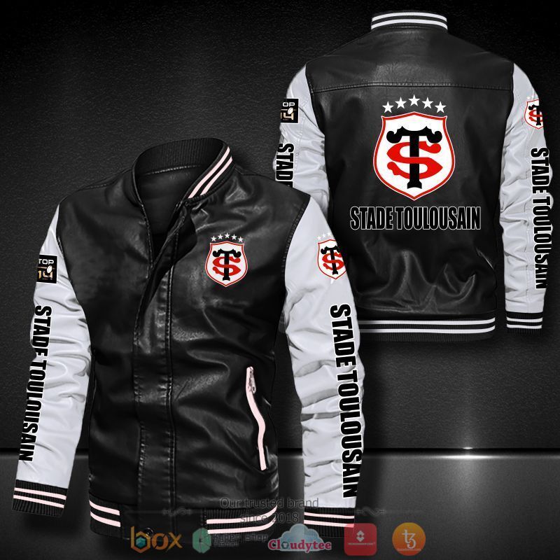 Stade Toulousain Bomber leather jacket