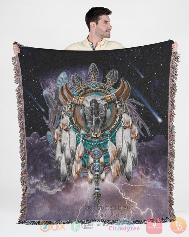 Star Sky Native American Pattern Blanket