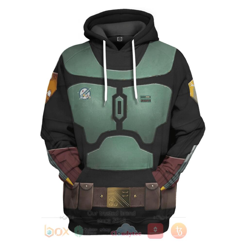 BEST Star Wars Boba Fett In The Black Mando All Over Printed 3D Hoodie, Shirt 8 Star Wars Boba Fett In The Black Mando 3D Hoodie Shirt