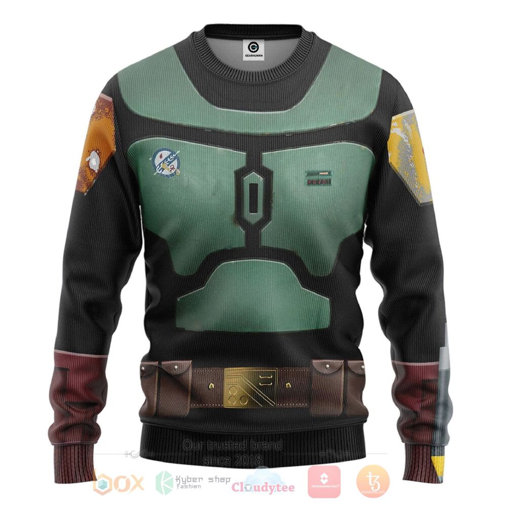BEST Star Wars Boba Fett In The Black Mando All Over Printed 3D Hoodie, Shirt 2 Star Wars Boba Fett In The Black Mando 3D Hoodie Shirt 1