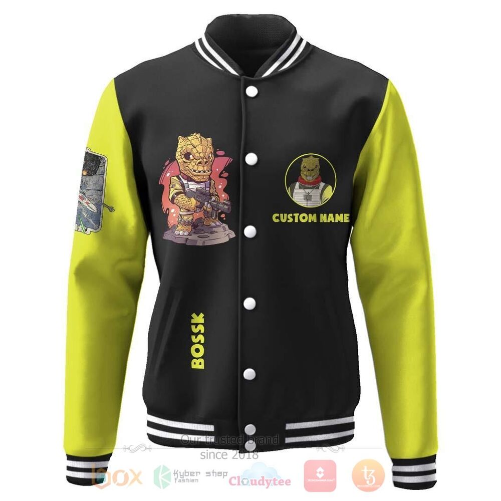 Star Wars Bossk Personalized Baseball Jacket