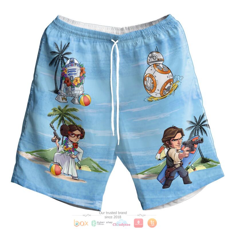 Star Wars Characters Summer Time Hawaiian Shirt Short 1 2 3 4 5 6 7 8 9 10 11 12