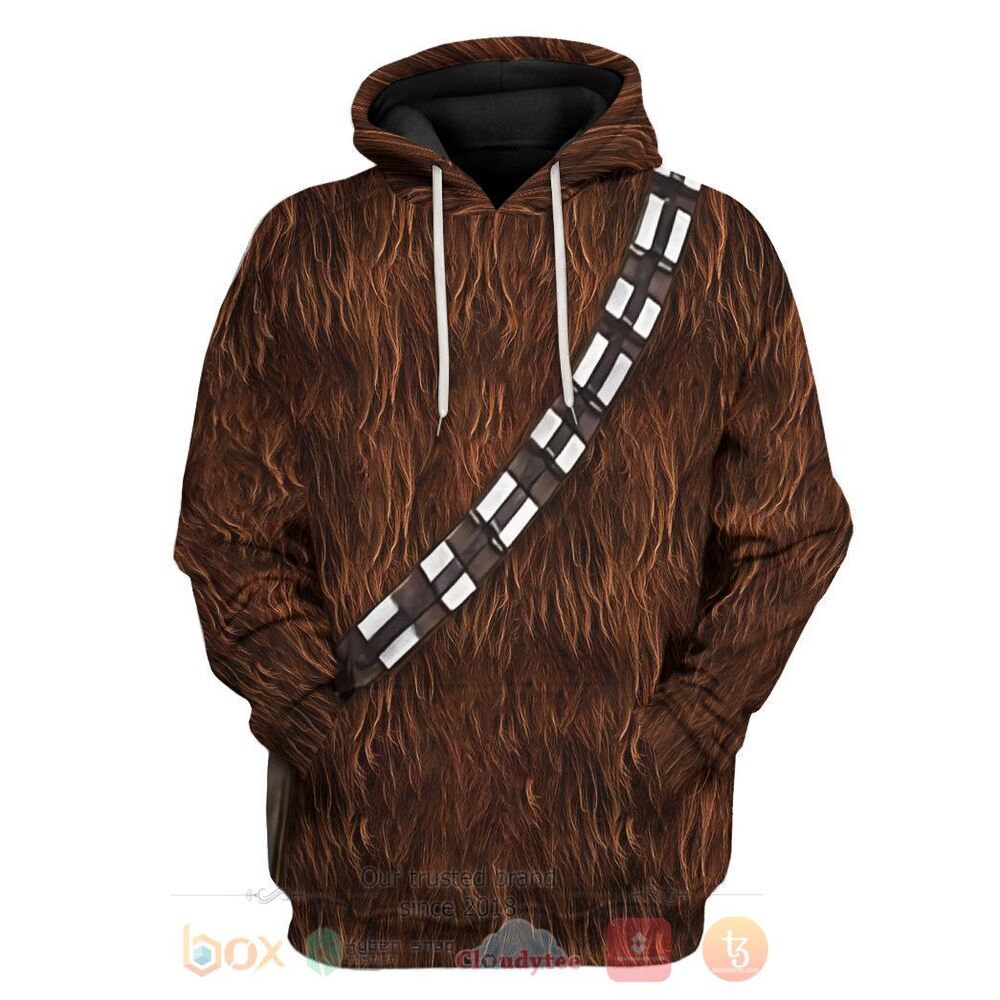 BEST Star Wars Chewbacca All Over Printed 3D Hoodie, Shirt 9 Star Wars Chewbacca 3D Hoodie Shirt