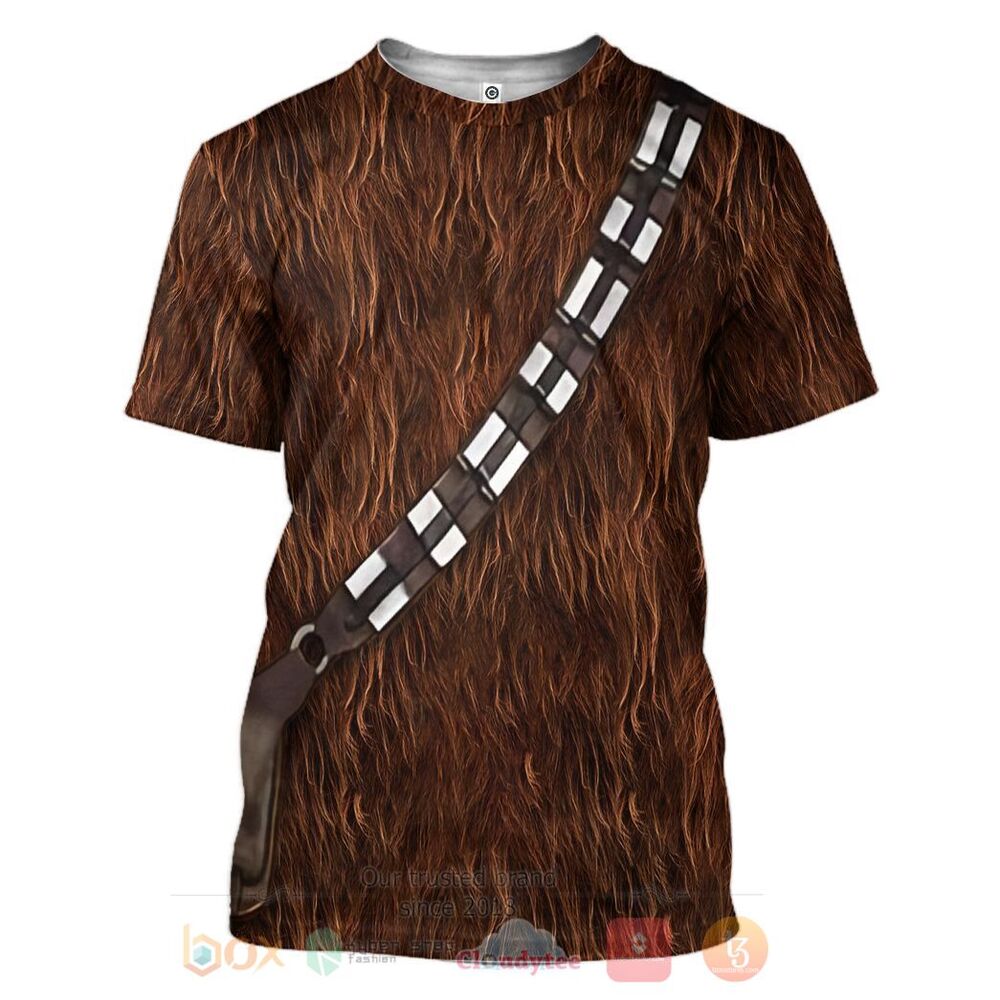BEST Star Wars Chewbacca All Over Printed 3D Hoodie, Shirt 3 Star Wars Chewbacca 3D Hoodie Shirt 1 2