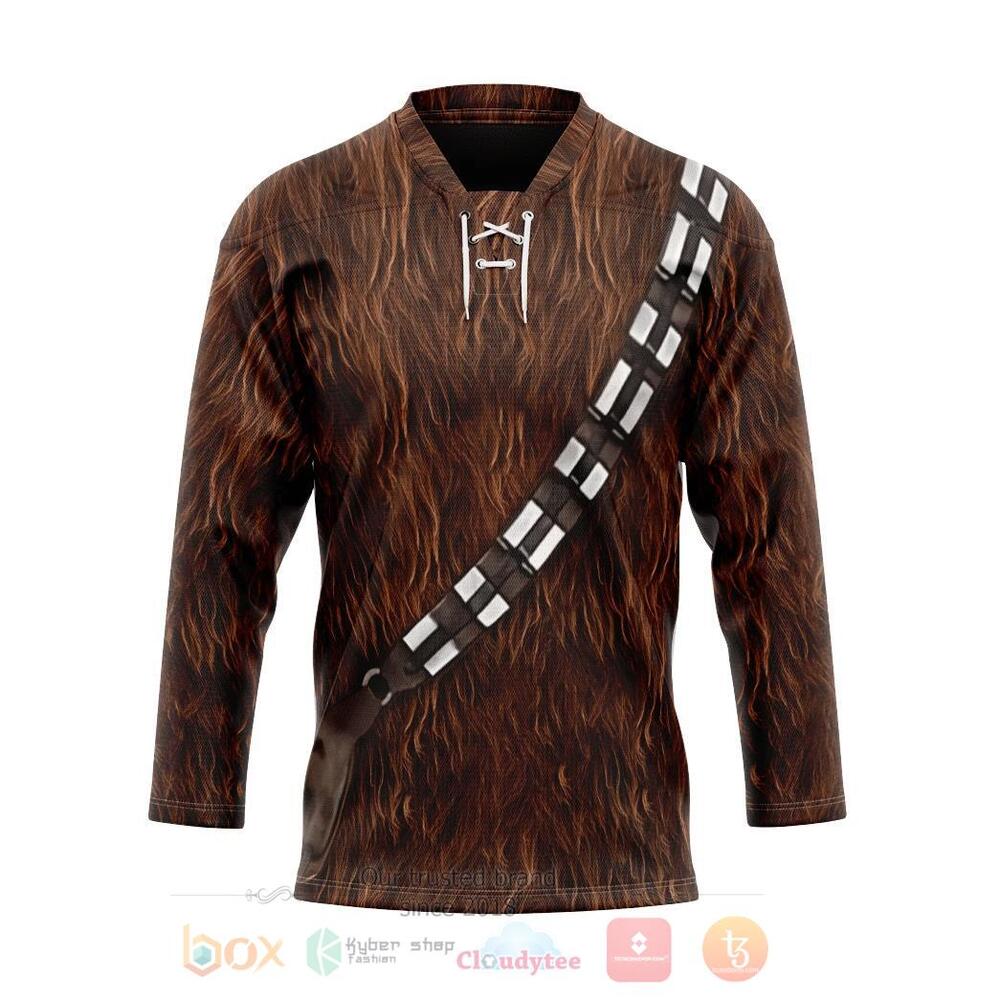 BEST Star Wars Chewbacca Jersey Hockey 1 Star Wars Chewbacca Hockey Jersey