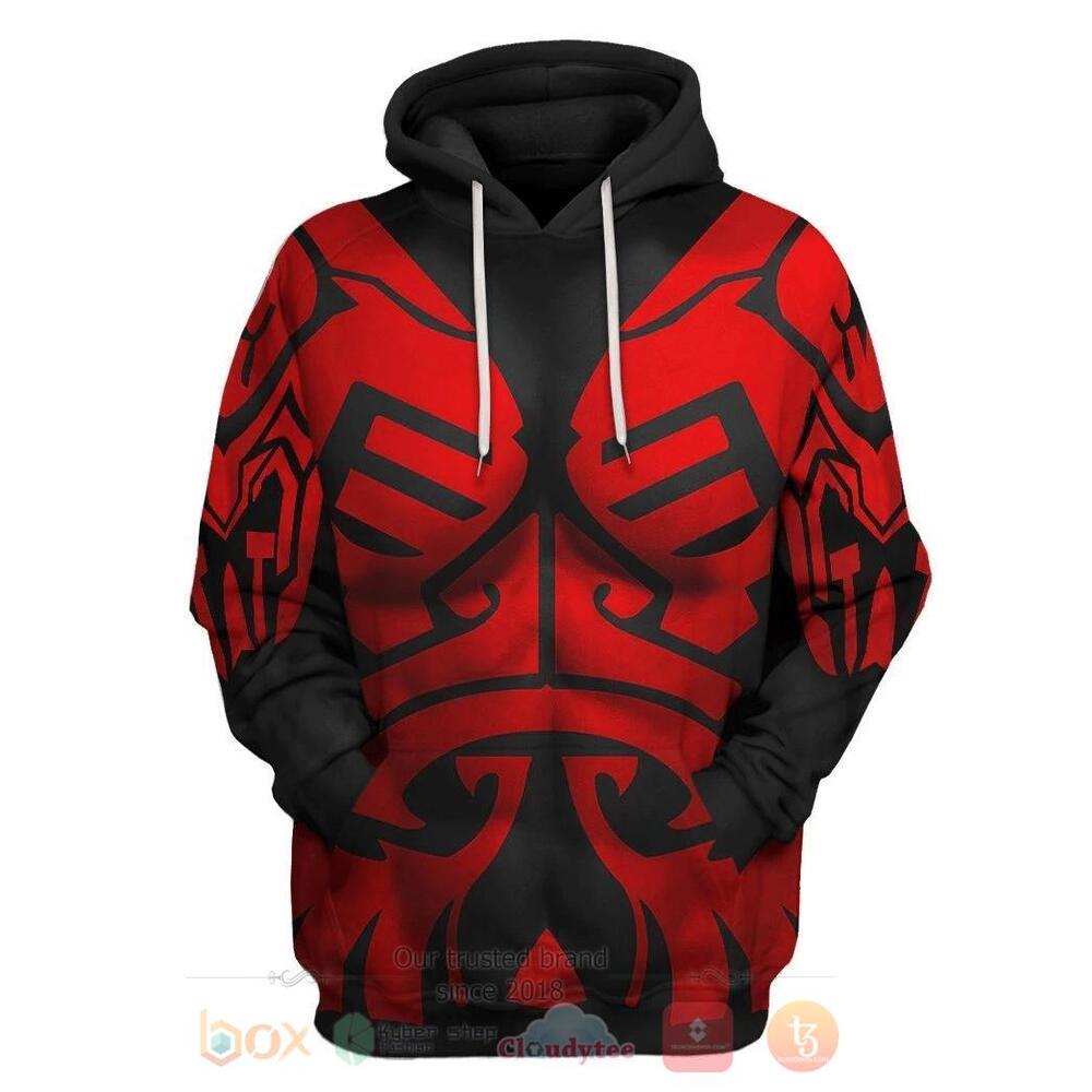 Star Wars Darth Maul Cosplay 3D Hoodie Shirt