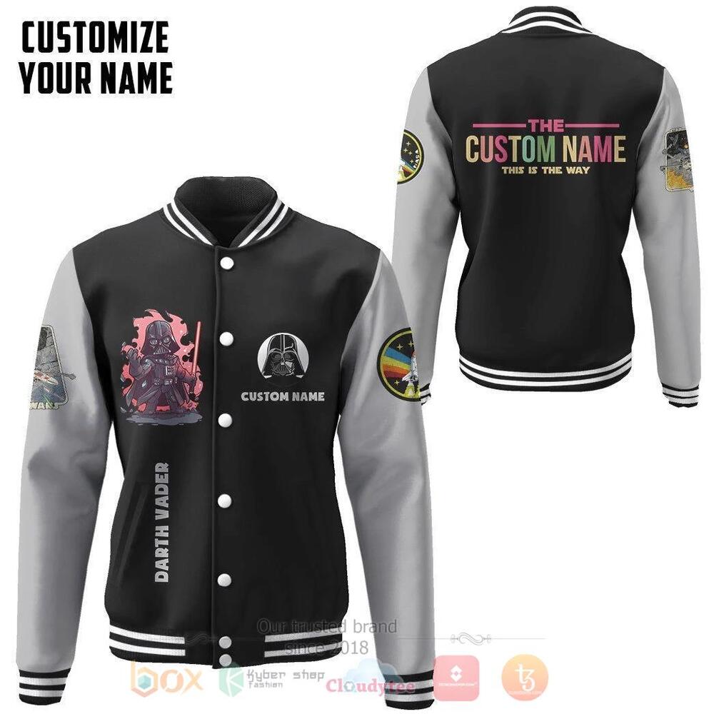 Star Wars Darth Vader Personalized Baseball Jacket