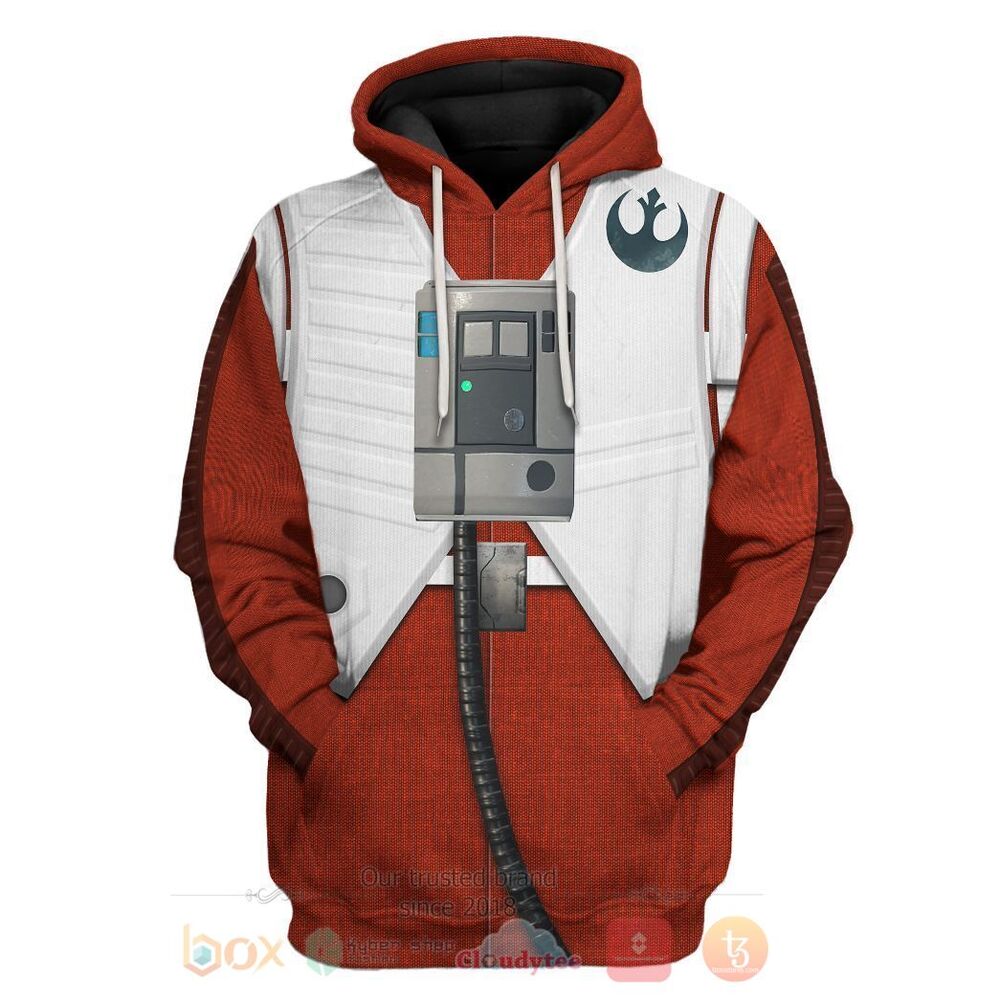 BEST Star Wars Poe Dameron All Over Printed 3D Hoodie, Shirt 1 Star Wars Poe Dameron 3D Hoodie Shirt