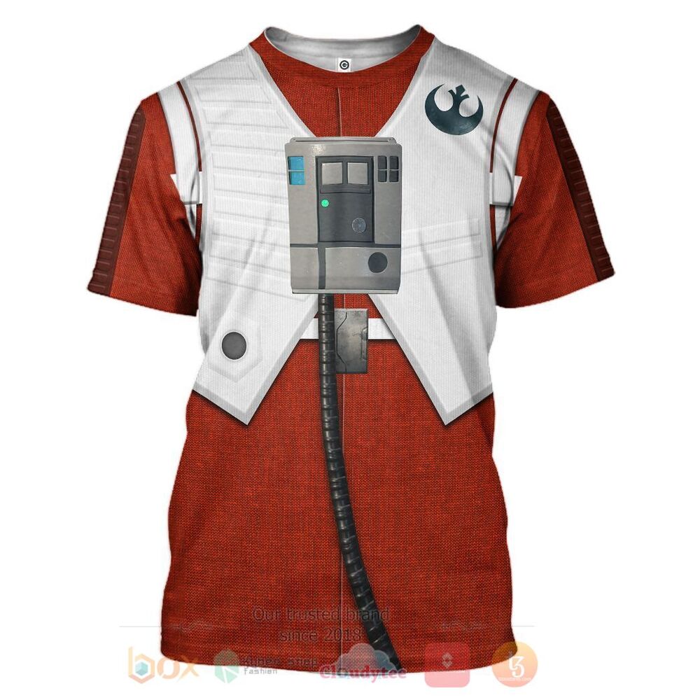 BEST Star Wars Poe Dameron All Over Printed 3D Hoodie, Shirt 3 Star Wars Poe Dameron 3D Hoodie Shirt 1 2