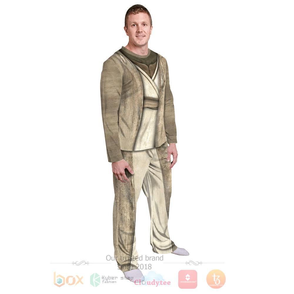 BEST Star Wars Yoda Cosplay Pajamas Set 3 Star Wars Yoda Cosplay Personalized Pajamas Set 1 2