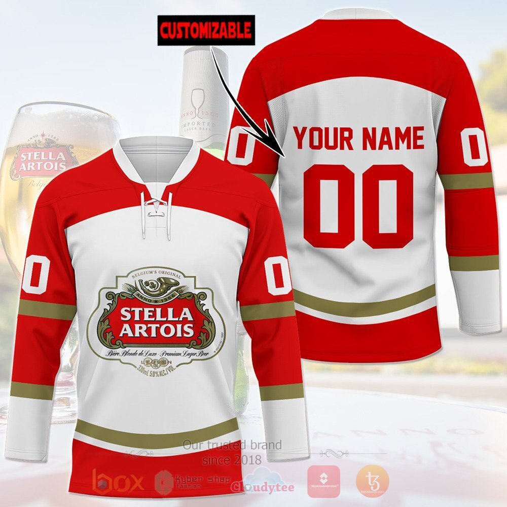 BEST Stella Artois Personalized Jersey Hockey 3 Stella Artois Personalized Hockey Jersey