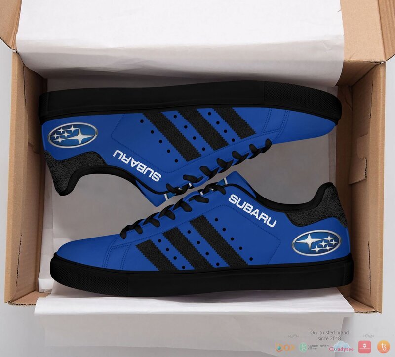 Subaru Blue Stan Smith low top shoes