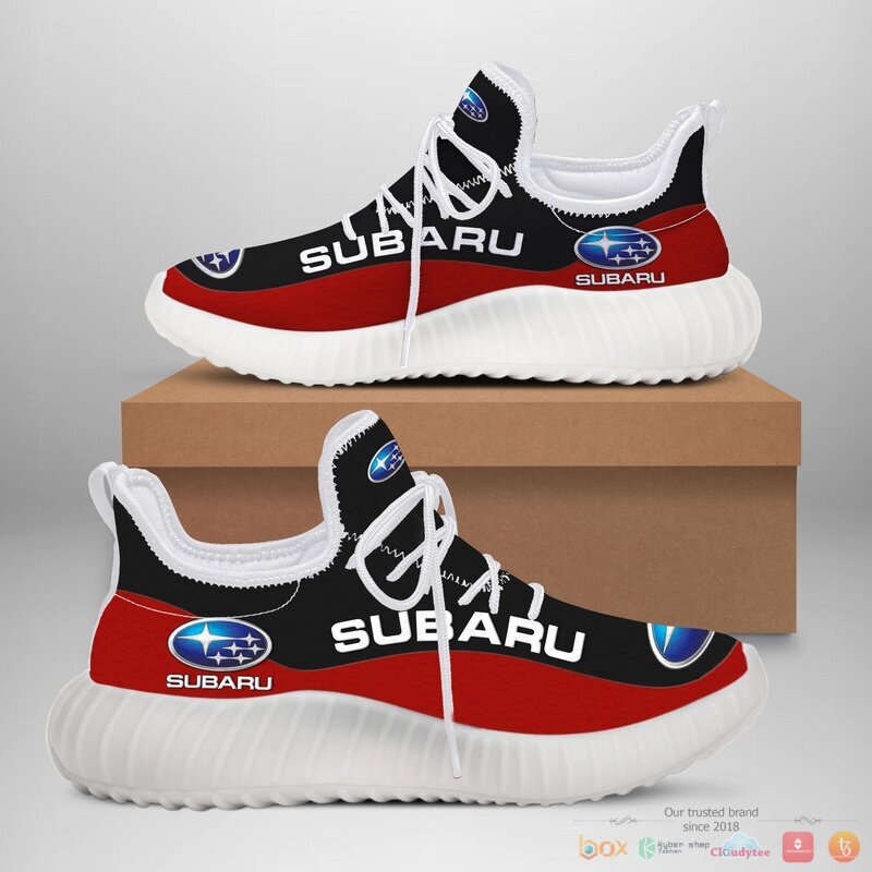 Subaru dark red Yeezy Sneaker shoes 2 Subaru dark red Yeezy Sneaker shoes 1