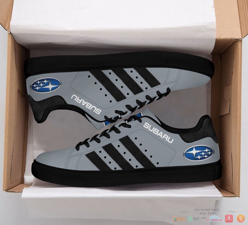 Subaru silver Stan Smith low top shoes