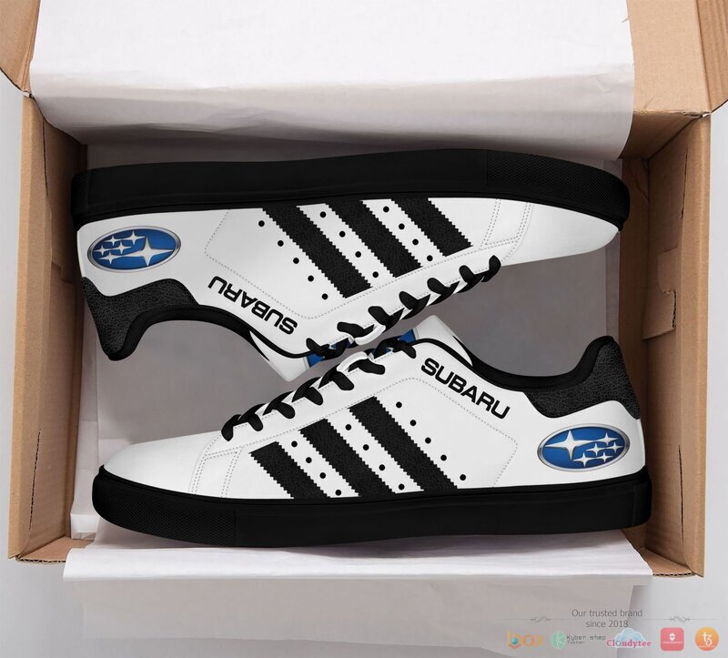 Subaru white Stan Smith low top shoes
