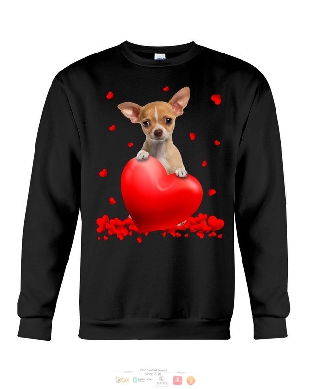 Valentine Hearts Tan Chihuahua hoodie, shirt 6 Tan Chihuahua Valentine Hearts shirt hoodie 1 2 3 4 5