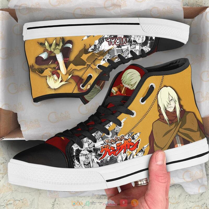 Tengen Toppa Gurren Lagann Viral canvas high top shoes 1