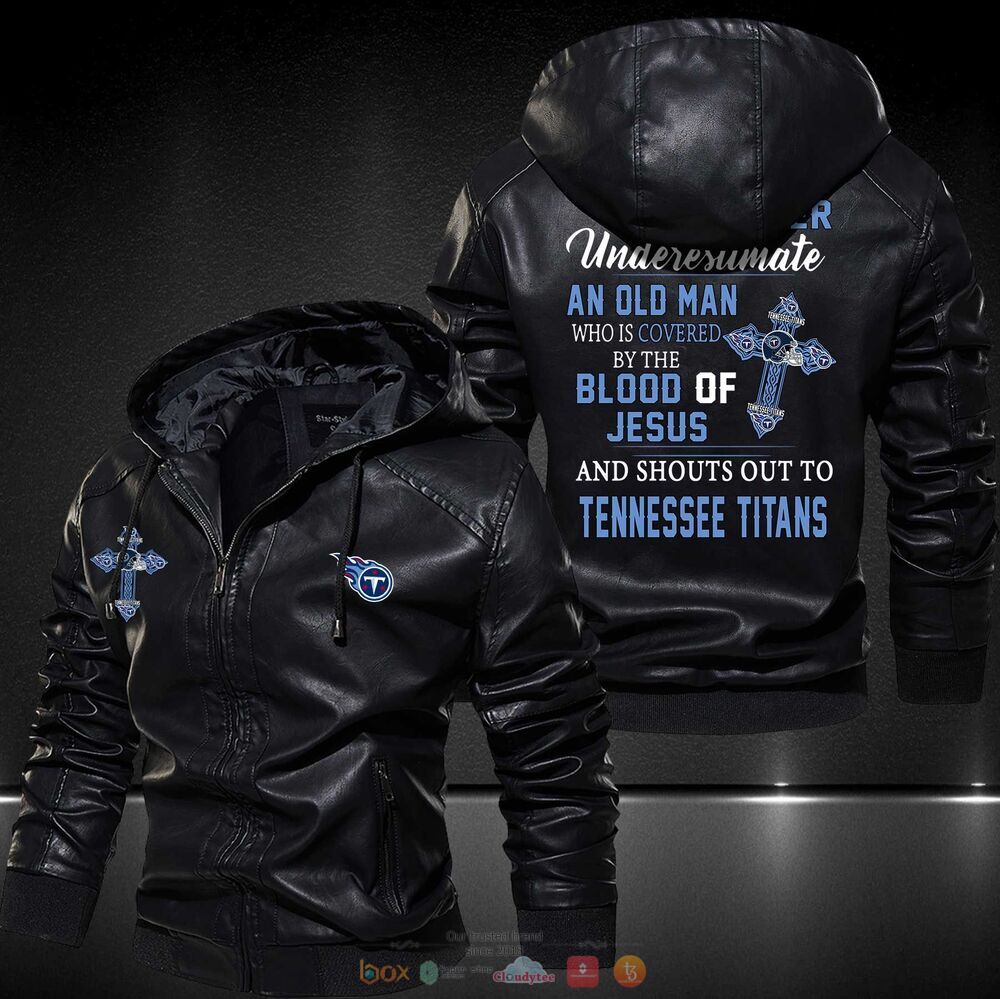 Tennessee Titans Leather Jacket Hat