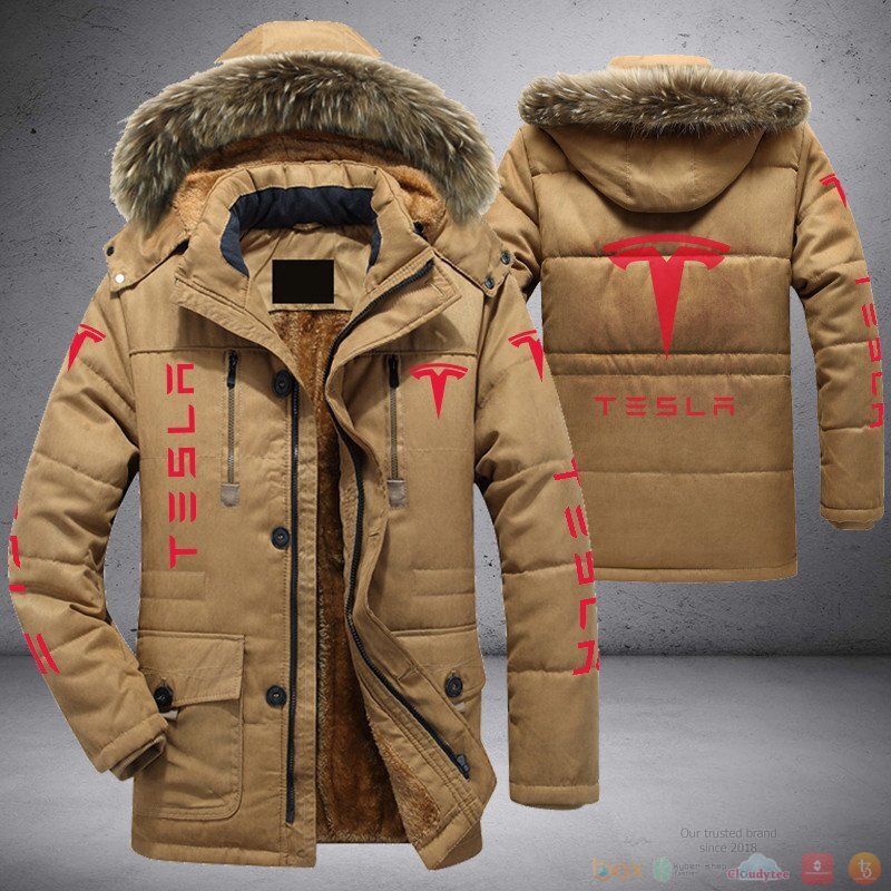 Tesla Company Parka Jacket 3 Tesla Parka Jacket 1 2