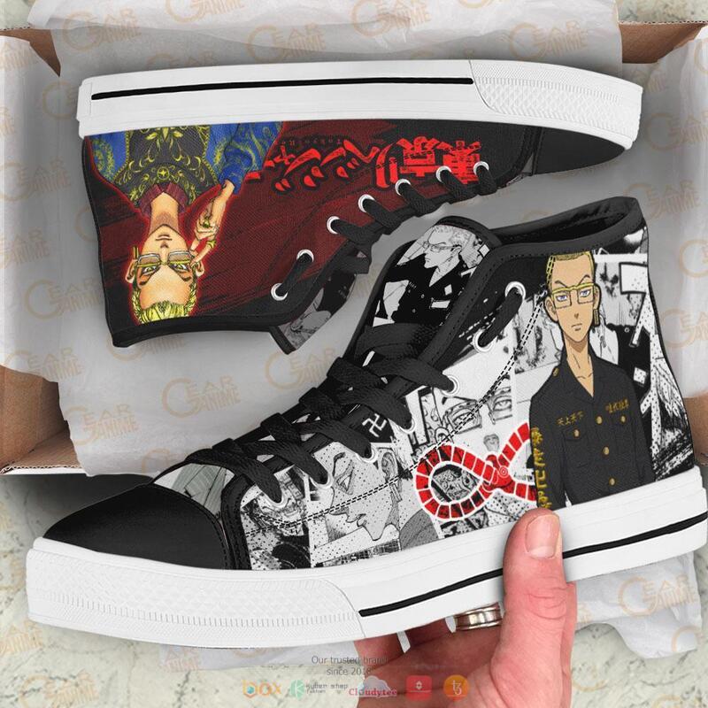 Tetta Kisaki Anime Tokyo Revengers canvas high top shoes 1