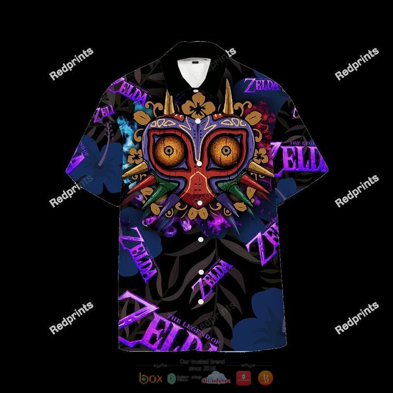 The Legend Of Zelda Majora'S Mask Hawaiian Shirt 2 The Legend Of Zelda MajoraS Mask Hawaiian Shirt 1