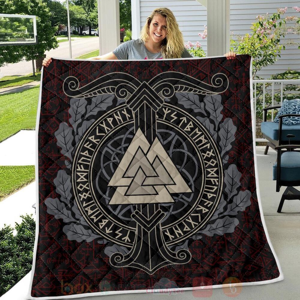 BEST The World Tree With Valknut Quilted 3 The World Tree With Valknut Quilt 1 2